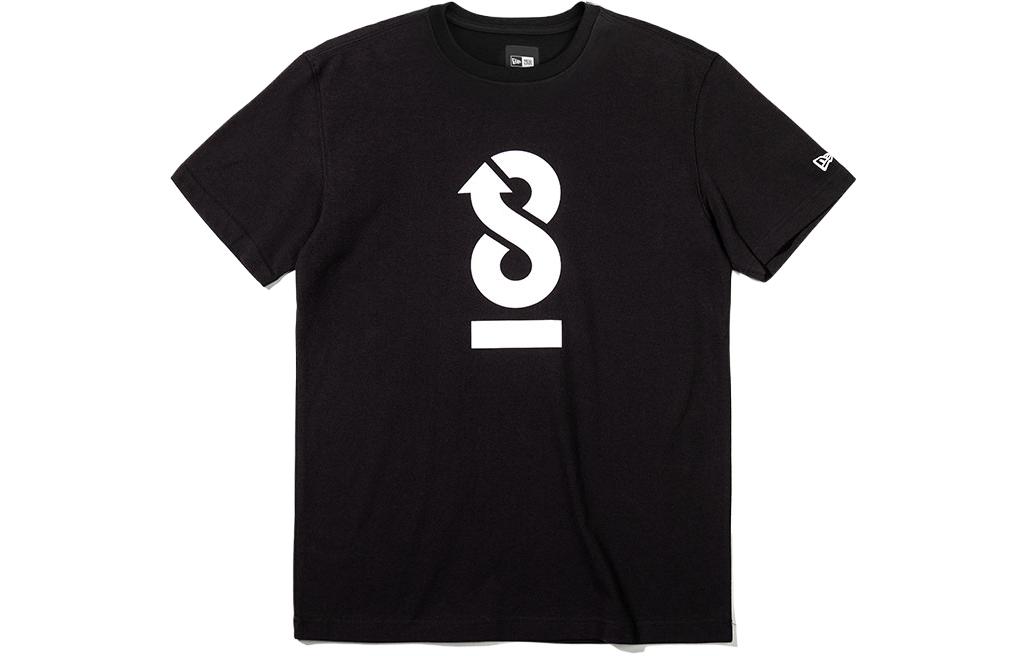 

New Era Футболка унисекс черная, Черный, New Era Футболка унисекс черная