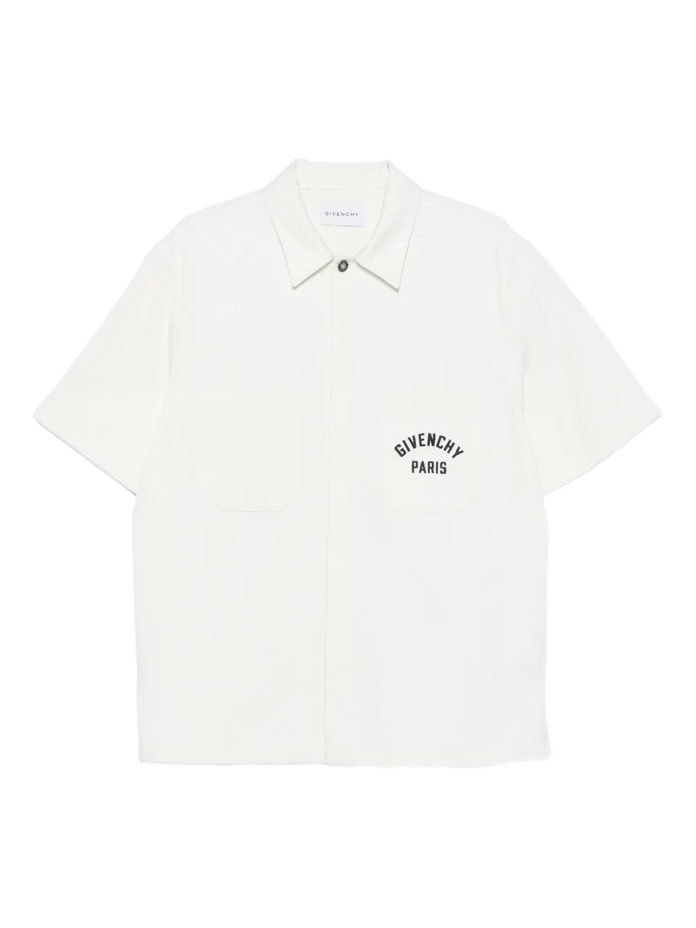 

Рубашка с логотипом Парижа Givenchy, нейтральный