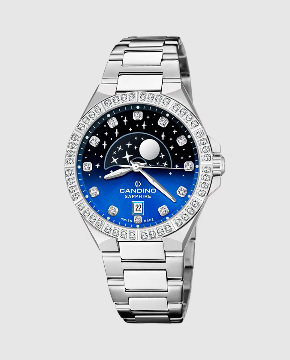 

C4760/3 Lady Elegance женские часы из серебряной стали Candino, серебрянный