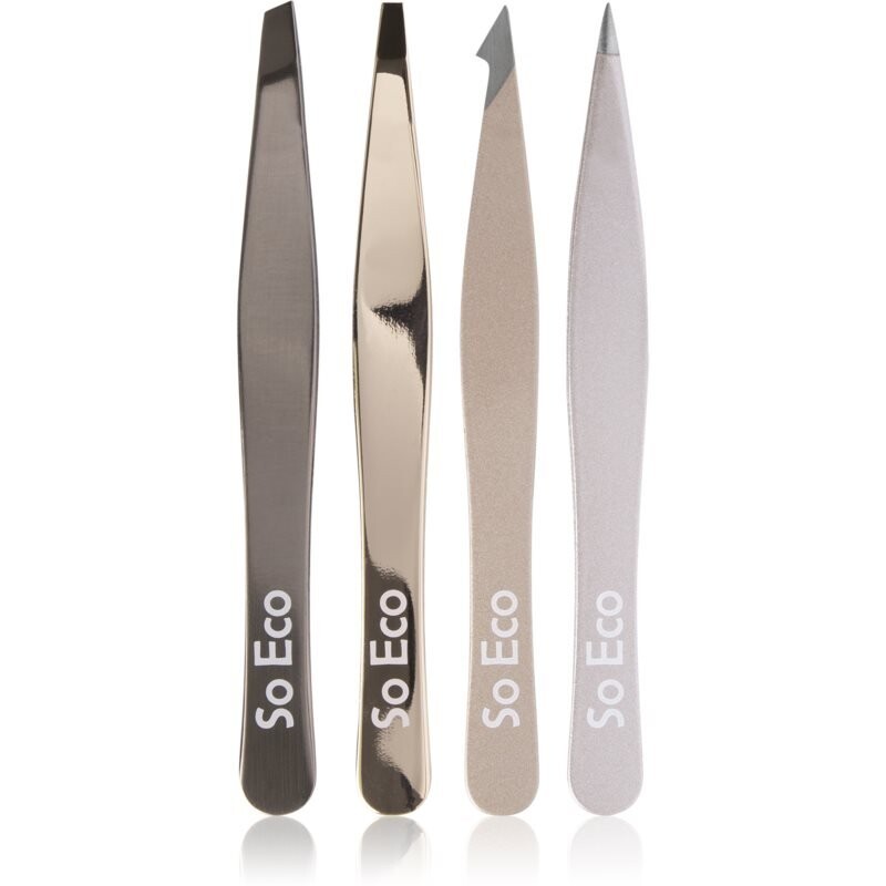 

So Eco Tweezer Set Набор пинцетов розового золота Inna Marka
