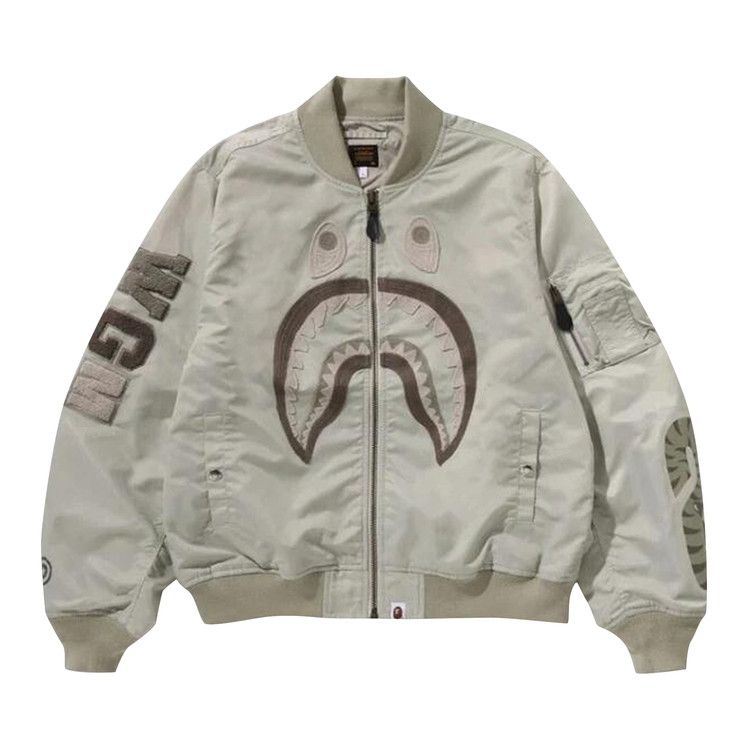 

Куртка BAPE Tonal Shark MA-1, Beige