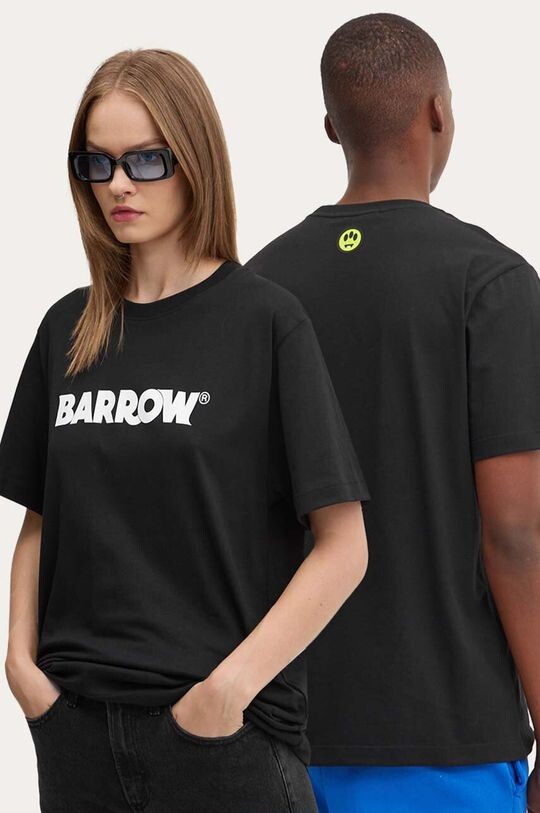 

Хлопковая футболка Barrow, черный