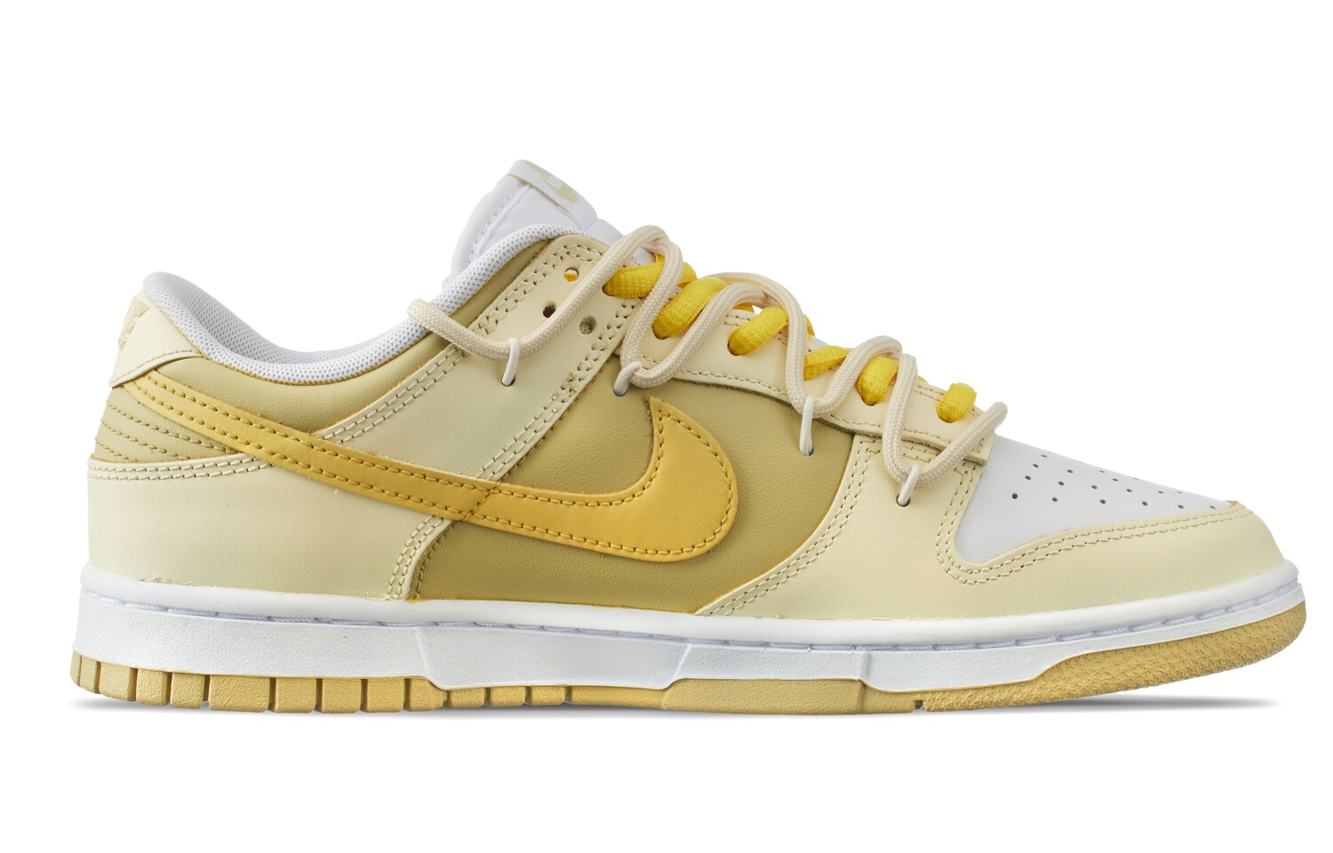 

Кроссовки Nike Dunk Skateboarding Shoes Men Low-top Yellow/White, желтый