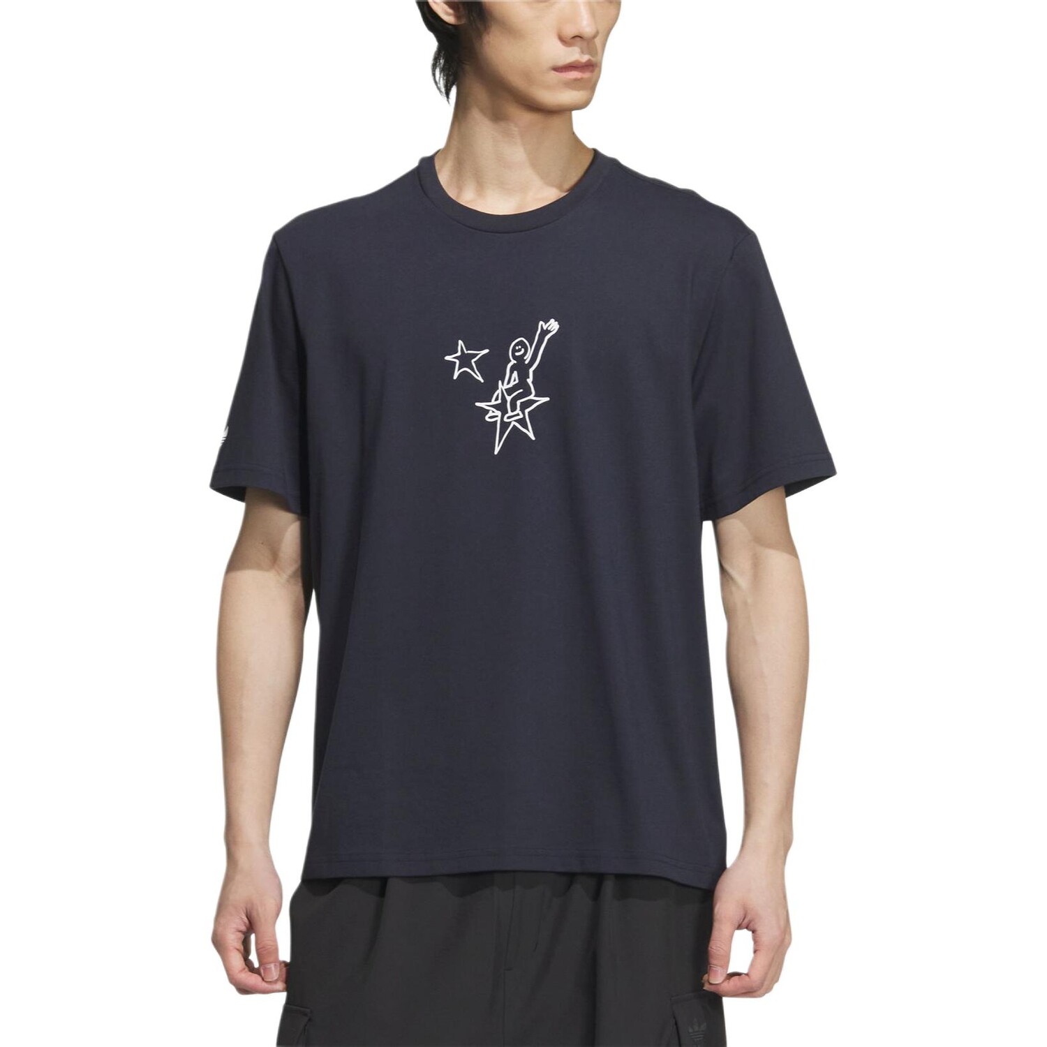 Футболка Shmoofoil Мужская Legend Ink Adidas, черный — фото 2