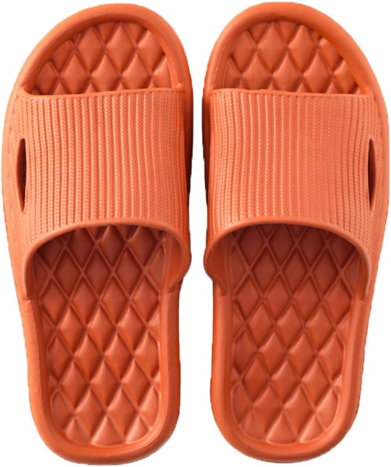 

Душевые тапочки Cliont для женщин и мужчин, шлепанцы для душа, для бассейна, нескользящие, для ванной, летние пляжные обувь, оранжевый