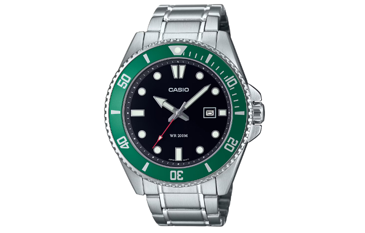 

CASIO Часы Men Black Watch MDV-107D-3A, Black Dial