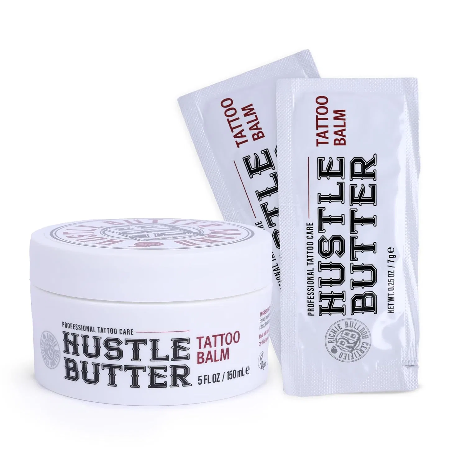 Веганский крем для ухода за татуировками TATTOO HUSTLE BUTTER DELUXE ORIGINAL, 150 мл Hustle Butter Deluxe