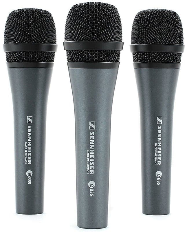 

Комплект микрофонов Sennheiser e835 Dynamic Mic (3-pack)