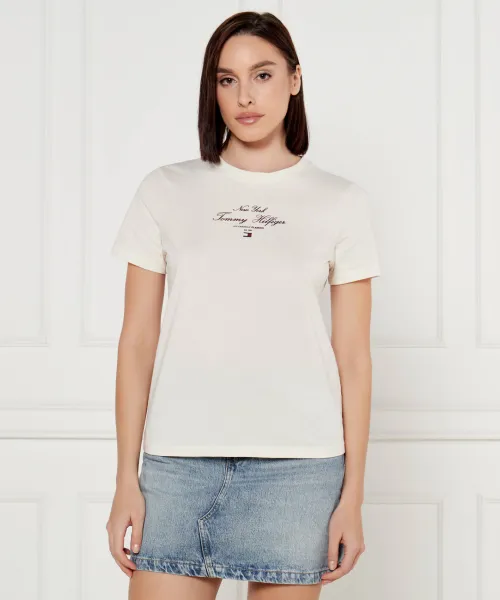 

Футболка Regular fit Tommy Hilfiger, бежевый