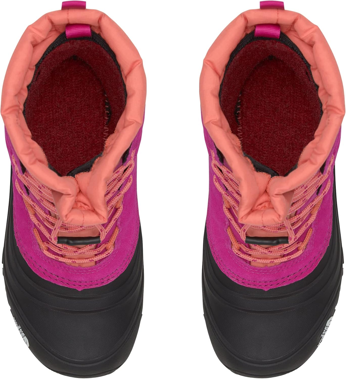 Водонепроницаемые ботинки The North Face Teen Alpenglow V, розовый — фото 3