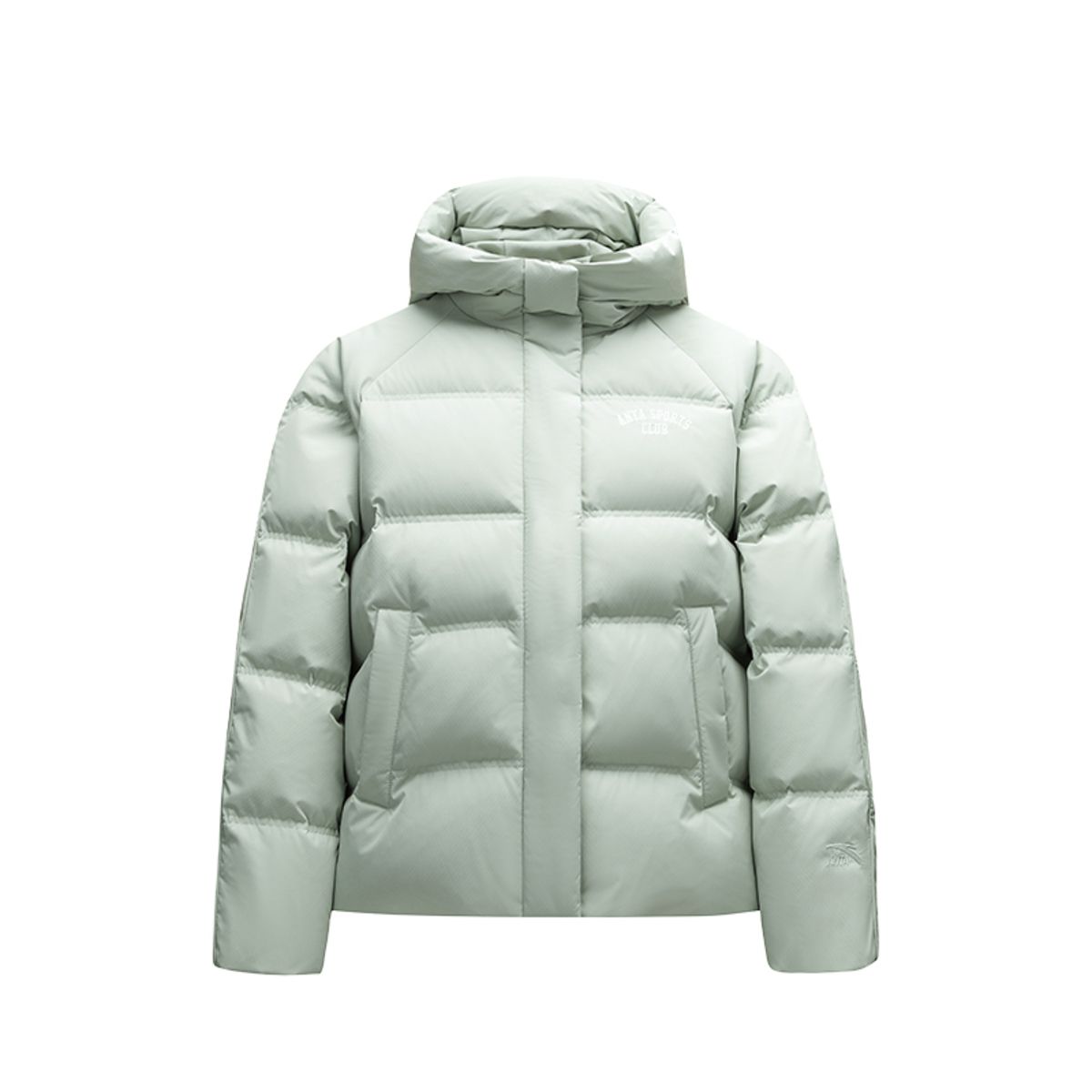 

ANTA Женская куртка пуховик коллекции Life ремонт зеленая, Repairing Green