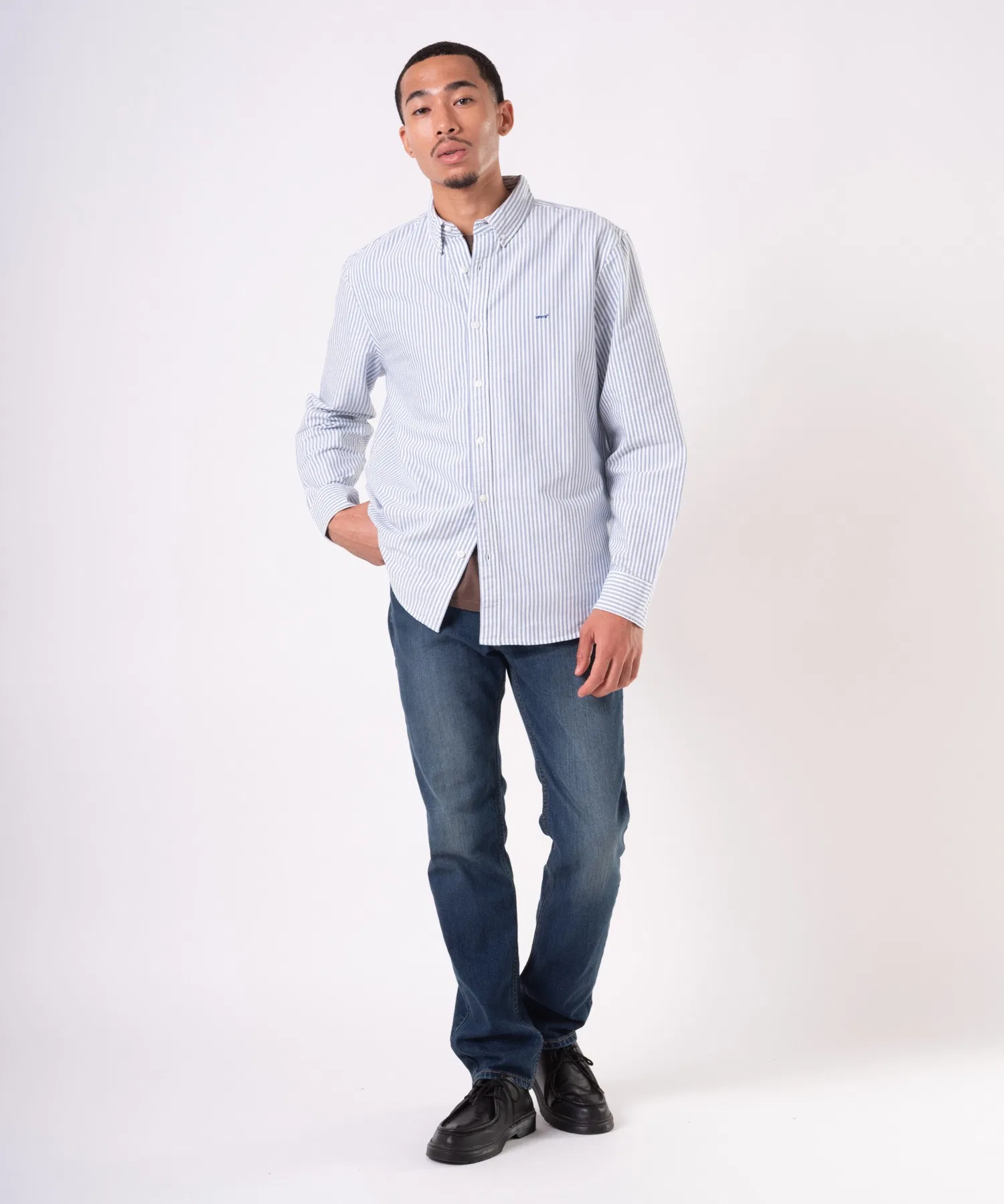 Джинсы Levi's 511™ Slim Fit, цвет Medium, индиго. — фото 4