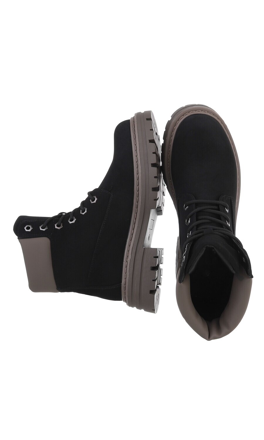 Ботильоны на шнуровке Ital-Design Lace-Up Ankle Boots, черный — фото 2
