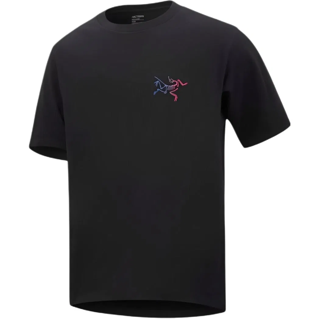 Футболка хлопковая Arcteryx Black/Multi — фото 4