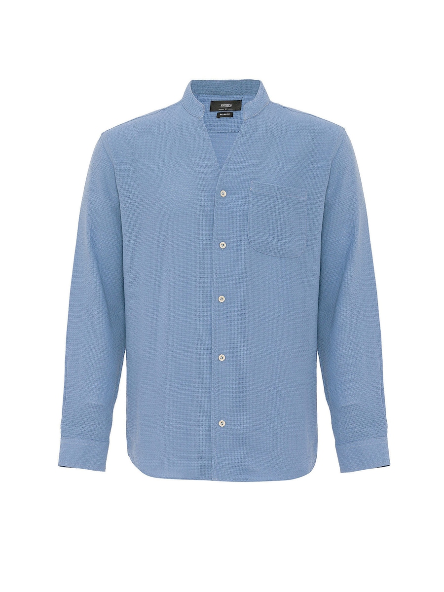 

Рубашка на пуговицах Comfort fit Antioch, светло-голубой