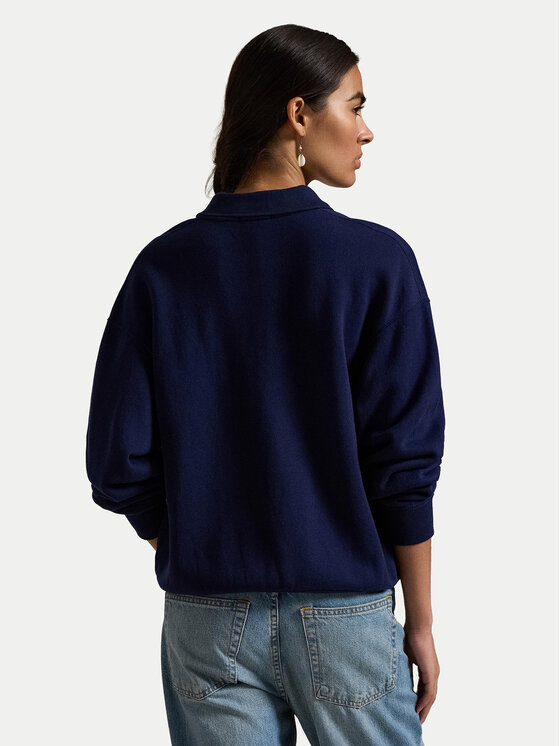 Свитшот relaxed fit 211947966007 Polo Ralph Lauren, синий — фото 3