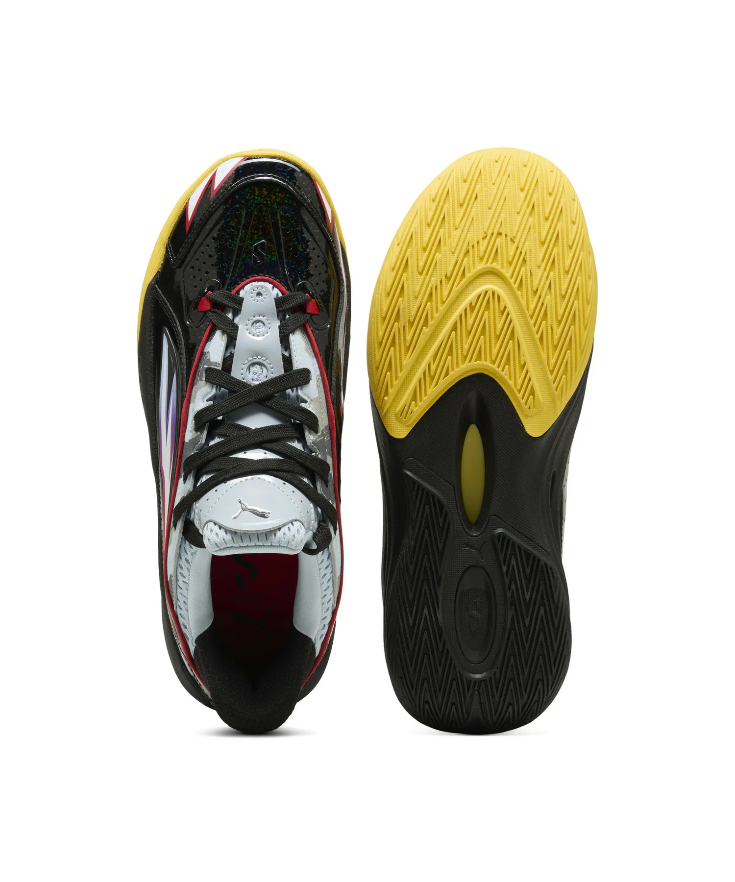Мужские баскетбольные кроссовки PUMA SCOOT ZEROS III черные — фото 4