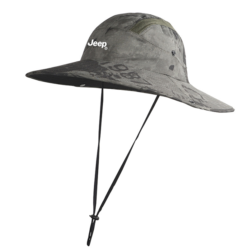 

Унисекс бейсболка из полиамида Jeep, army зеленый ink wash