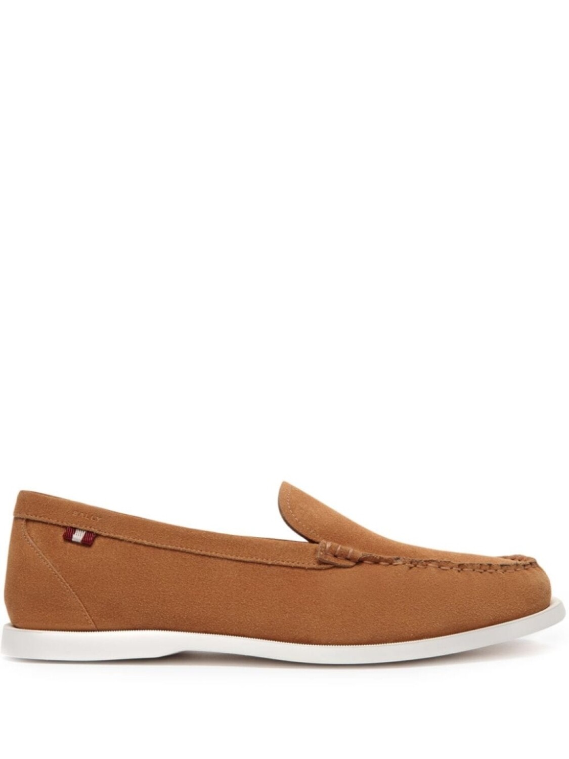 

Bally лоферы с контрастными полосками, коричневый