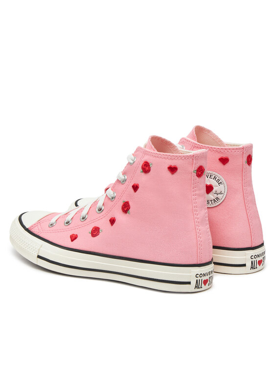 Тканевые кроссовки Chuck Taylor All Star Valentine'S Day A12624C Converse, розовый — фото 3