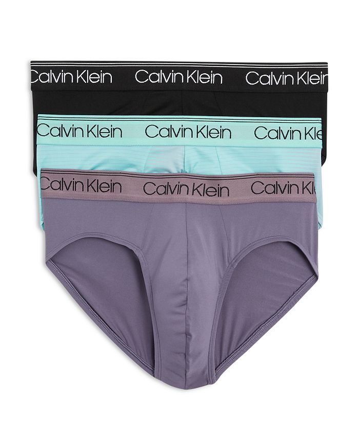 

Микростретч трусы с влагоотведением, 3 шт. Calvin Klein, мультиколор