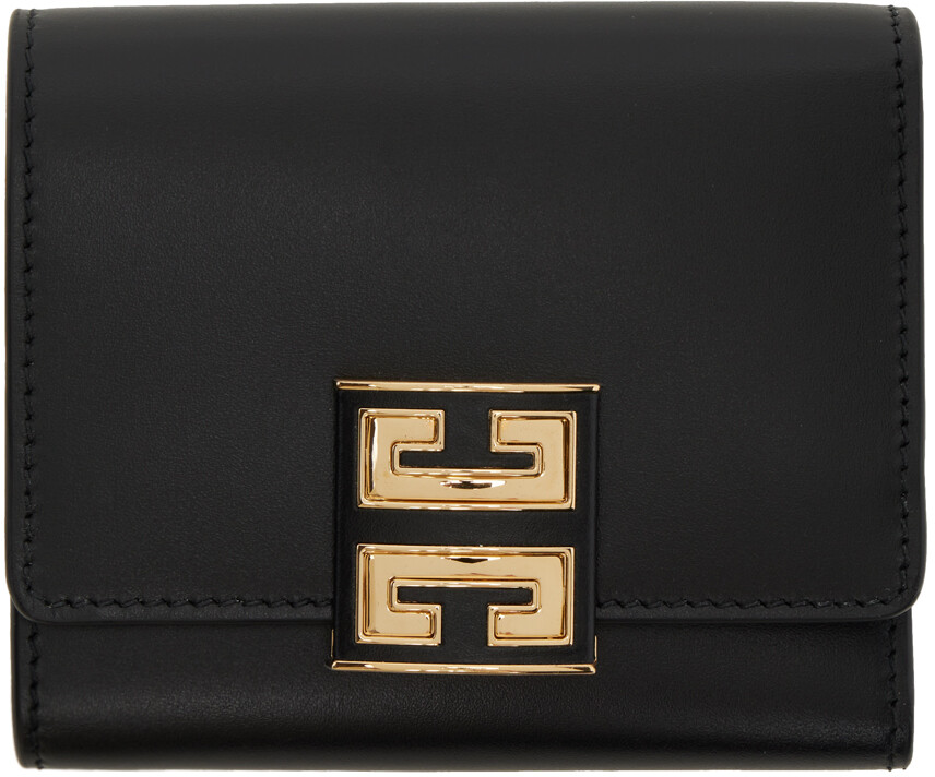 

Черный кошелек тройного сложения 4G Givenchy