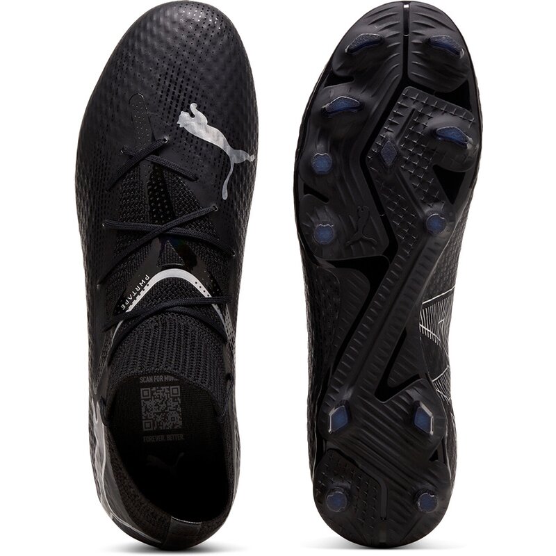 Футбольные бутсы Future 7 Pro FG/AG Puma, цвет puma black-puma silver-shadow — фото 2