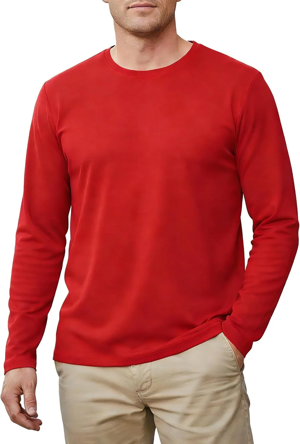 

Мужская футболка с защитой от солнца UPF 50+, длинный рукав, быстросохнущая TZDNI