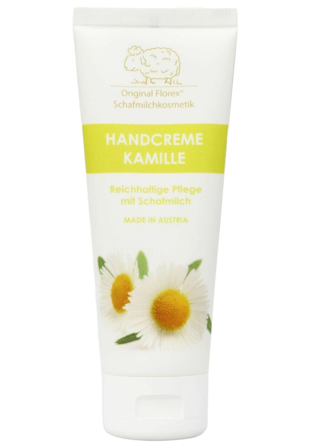 

Крем для рук HANDCREME KAMILLE MIT SCHAFMILCH OHNE PALMÖL Florex, цвет weiß