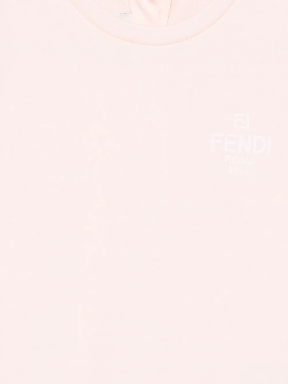 Толстовка с логотипом FENDI KIDS, розовый — фото 3