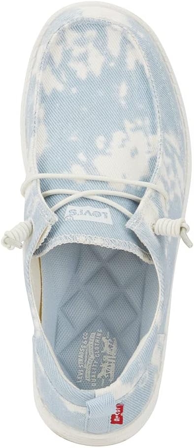 Кроссовки Levi's Kids Newt TD CVS Slip-on Unisex Tie Dyed Canvas Fashion Sneaker, Blue — фото 2
