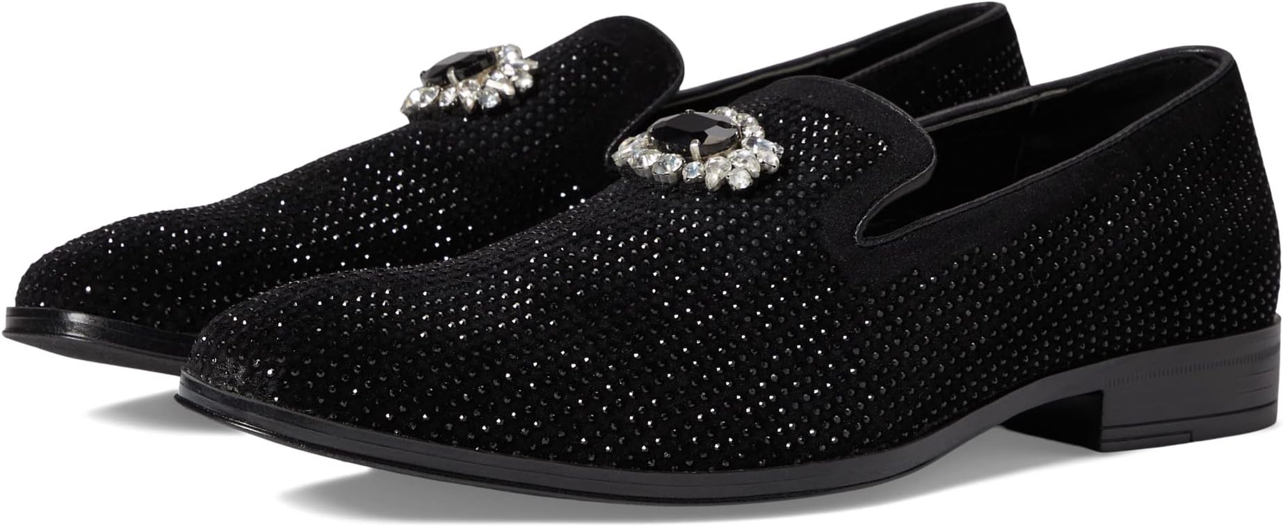 

Лоферы Stacy Adams Spark Brooch & Rhinestone Slip-On, черный