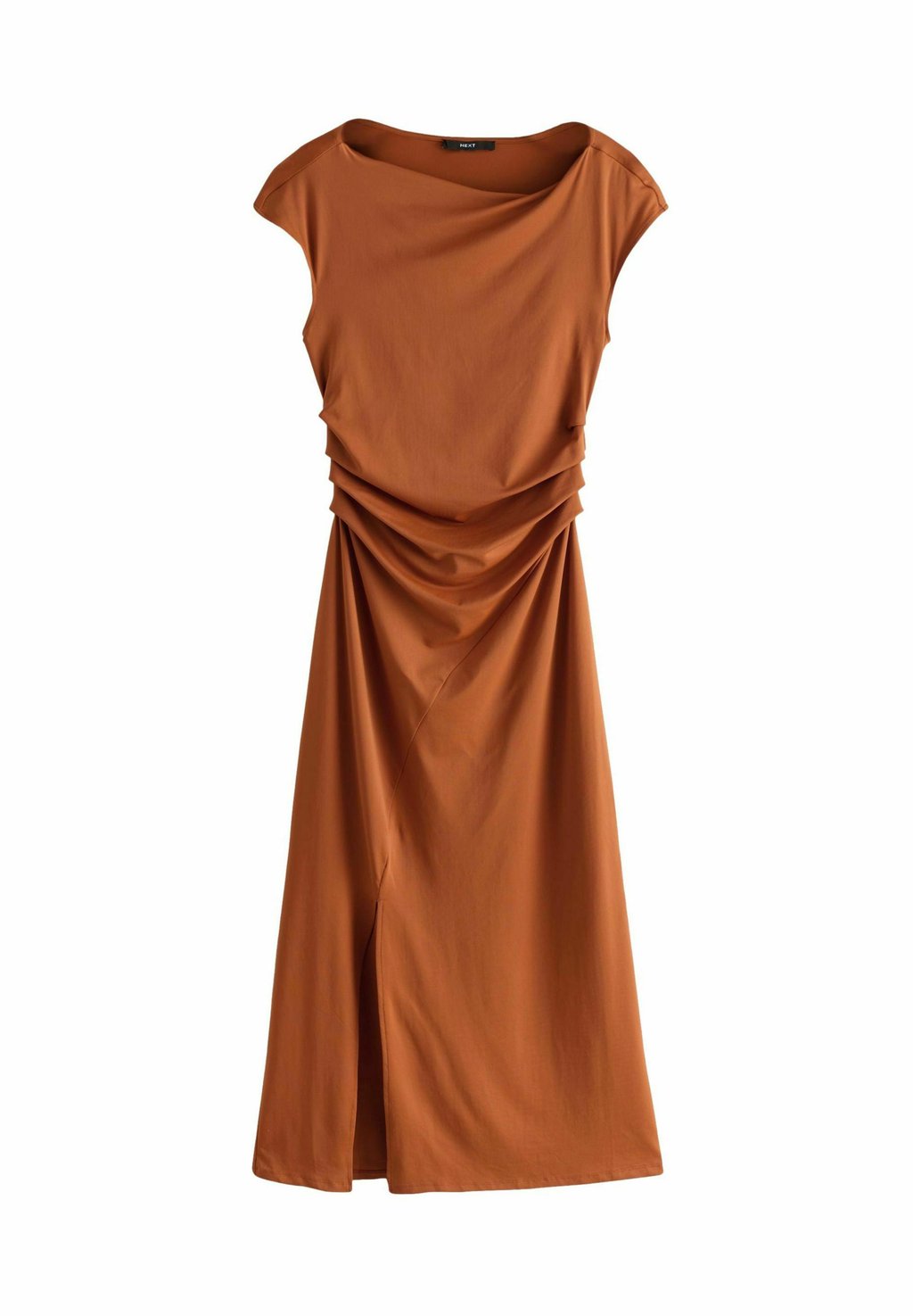 

Платье макси SLINKY RUCHED OFF THE SHOULDER Next, коричневый