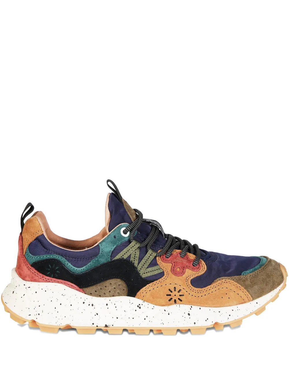 

Кроссовки Yamano на шнуровке FLOWER MOUNTAIN, коричневый