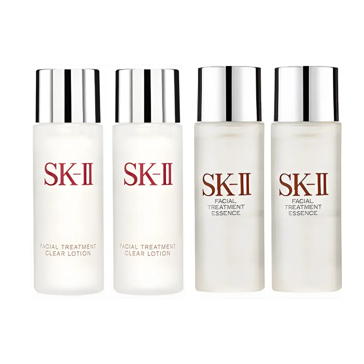 SK-II Набор пробников SK II Goddess Water Clear Lotion и крем-сыворотка Red Bottle для увлажнения и подтяжки кожи, Fairy Water 30ml*2 + Clear Crystal Dew 30ml*2 + Cleansing 20g*2 — фото 4