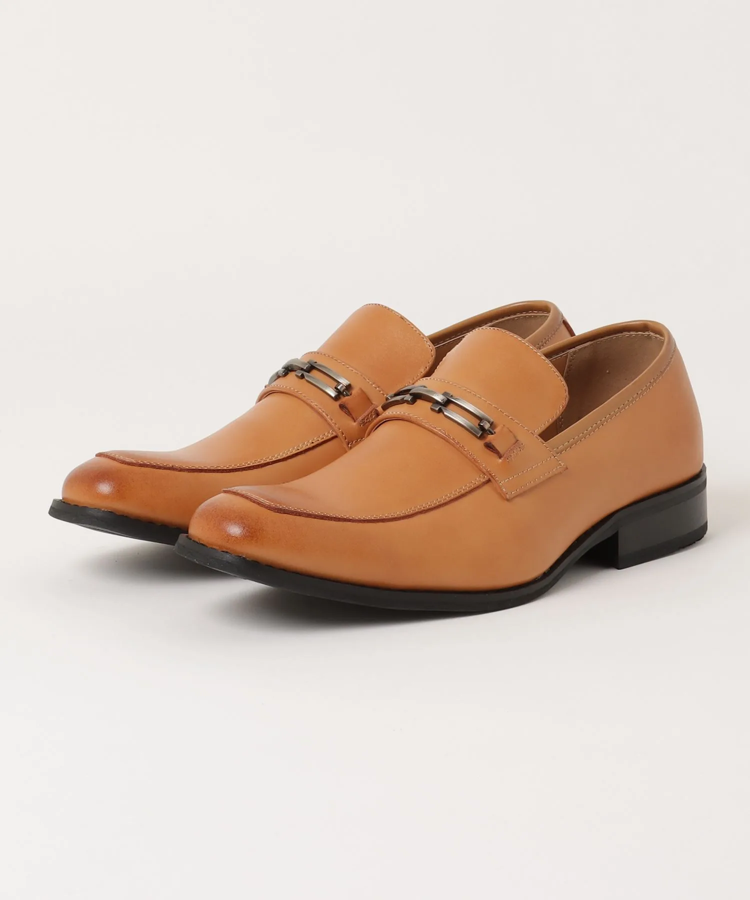 Мужские лоферы из натуральной кожи Bit Loafer ZINC чёрные — фото 4