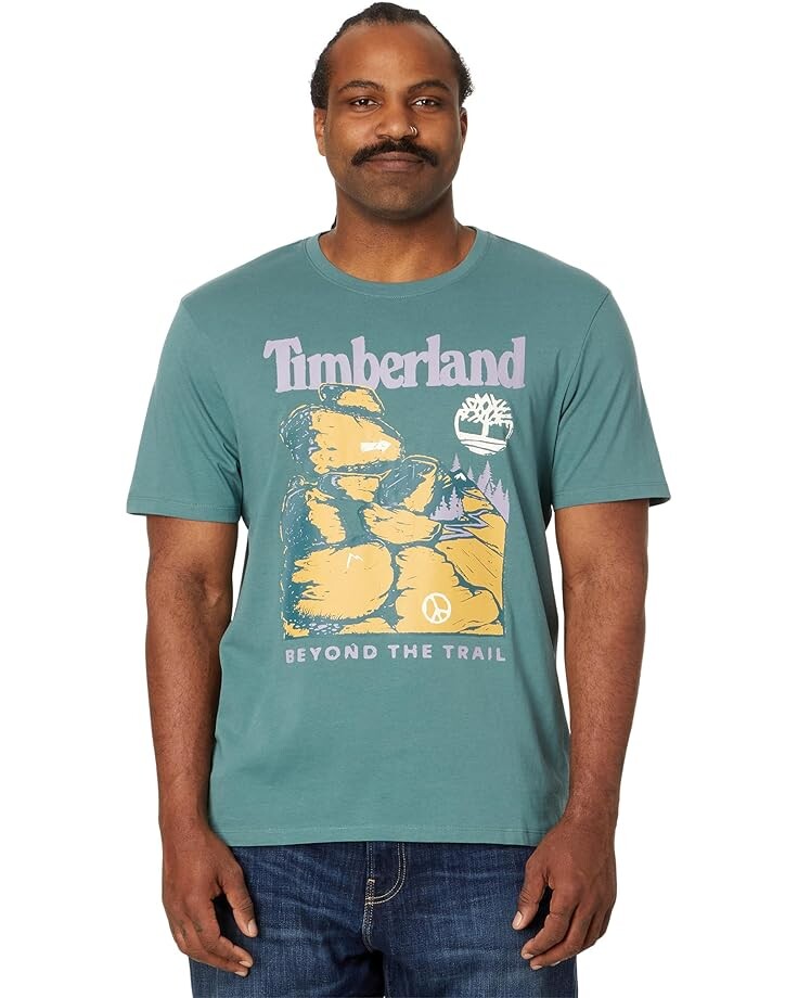 

Футболка Timberland Front Graphic, цвет Sea Pine
