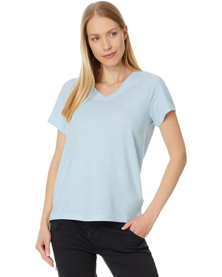 

Футболка Smartwool Perfect V-Neck, цвет Winter Sky Heather