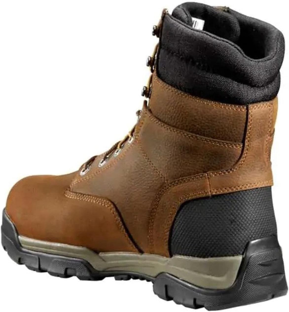 Мужские кроссовки Carhartt Ground Force 8 дюймов с водонепроницаемым утеплителем и носком Cme8347, Bison Brown Oil Tan — фото 3