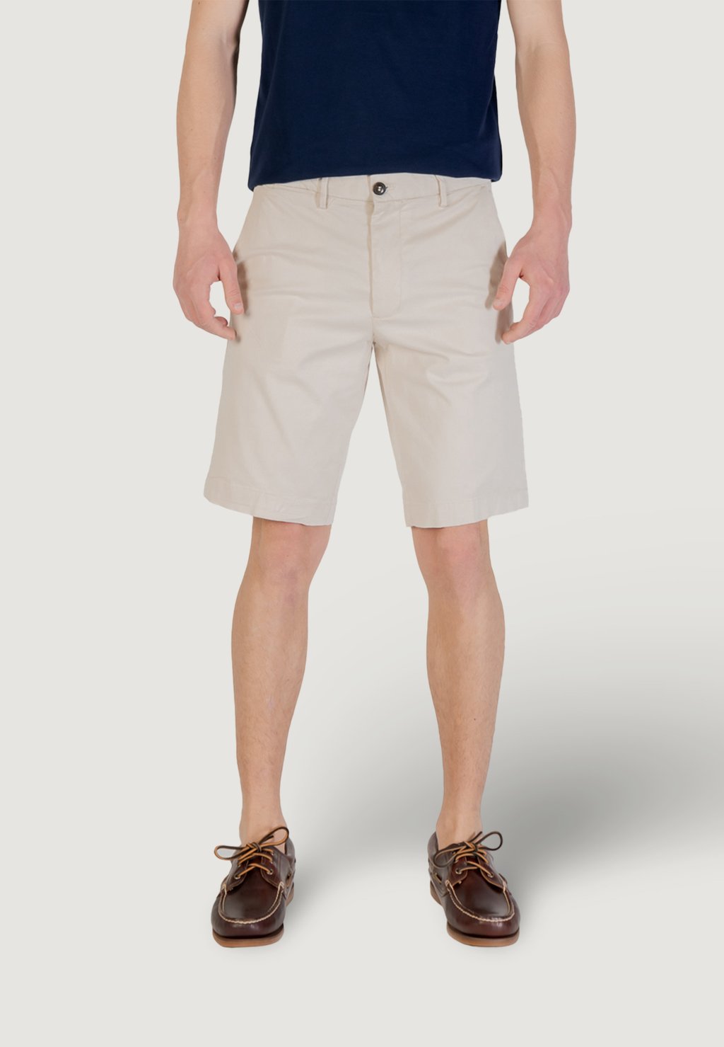 

Шорты PANTALONCINI ELEGANTI Manifattura Borghese, слоновая кость