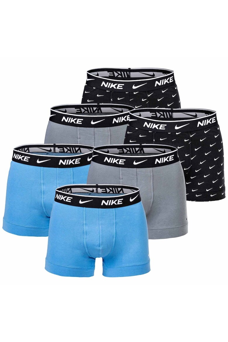 

Боксеры с логотипом на поясе - 6 пар Nike, черный