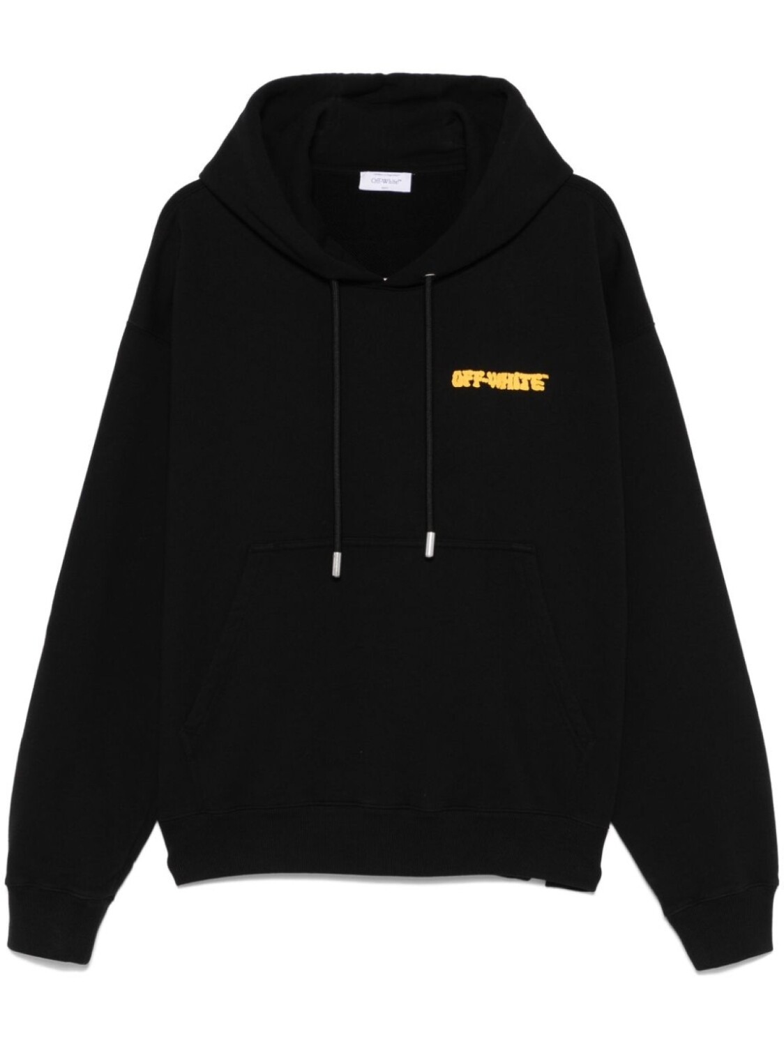 

Off-White худи с логотипом, черный