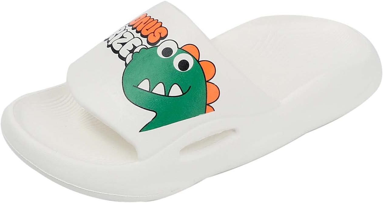 

Удобные мягкие шлепанцы Eliogn для мужчин и женщин с открытым носком, модные облачные тапочки, домашние и для душа, легкие, белый