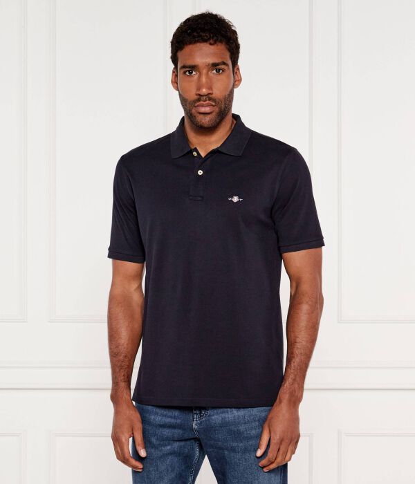 

Рубашка поло Regular fit Gant, синий
