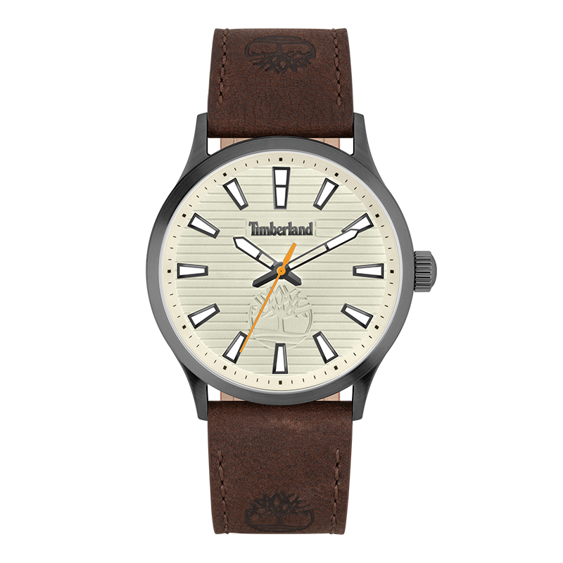 

Timberland Часы Trumbull Collection Wrist Watch Quartz Movement Leather Strap White Dial Men's Watch