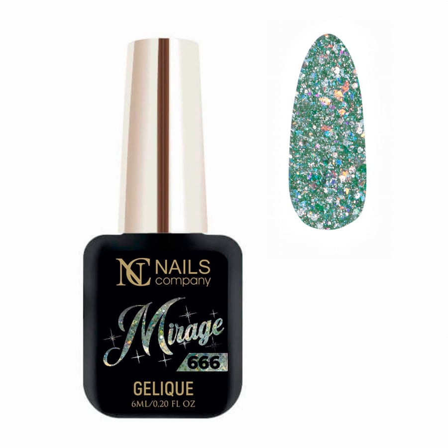 

Hybrid Nails NC Nails Mirage 666 6 мл
