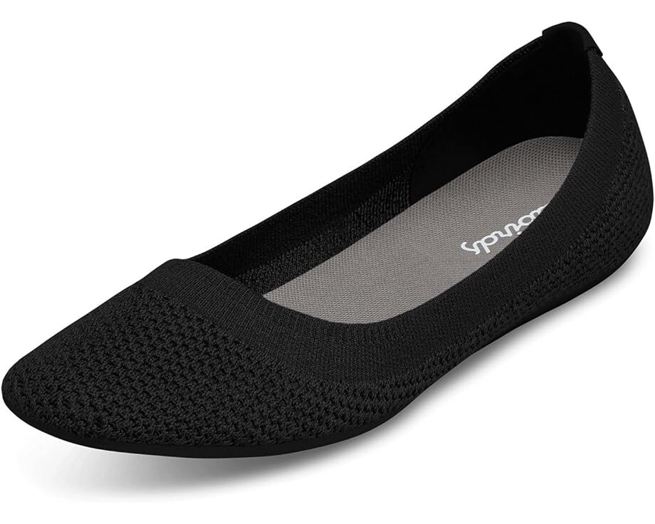 Туфли на плоской подошве Allbirds Tree Breezer, цвет Jet Black (Black)