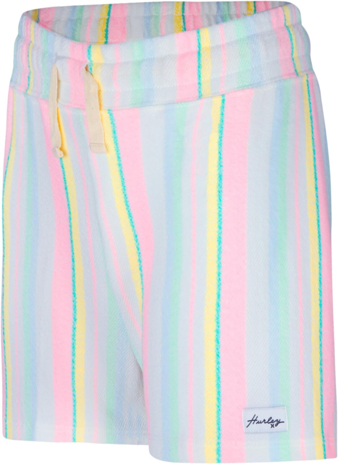 

Шорты Hurley High Waisted French Terry Shorts, цвет Pale Ivory/Multi