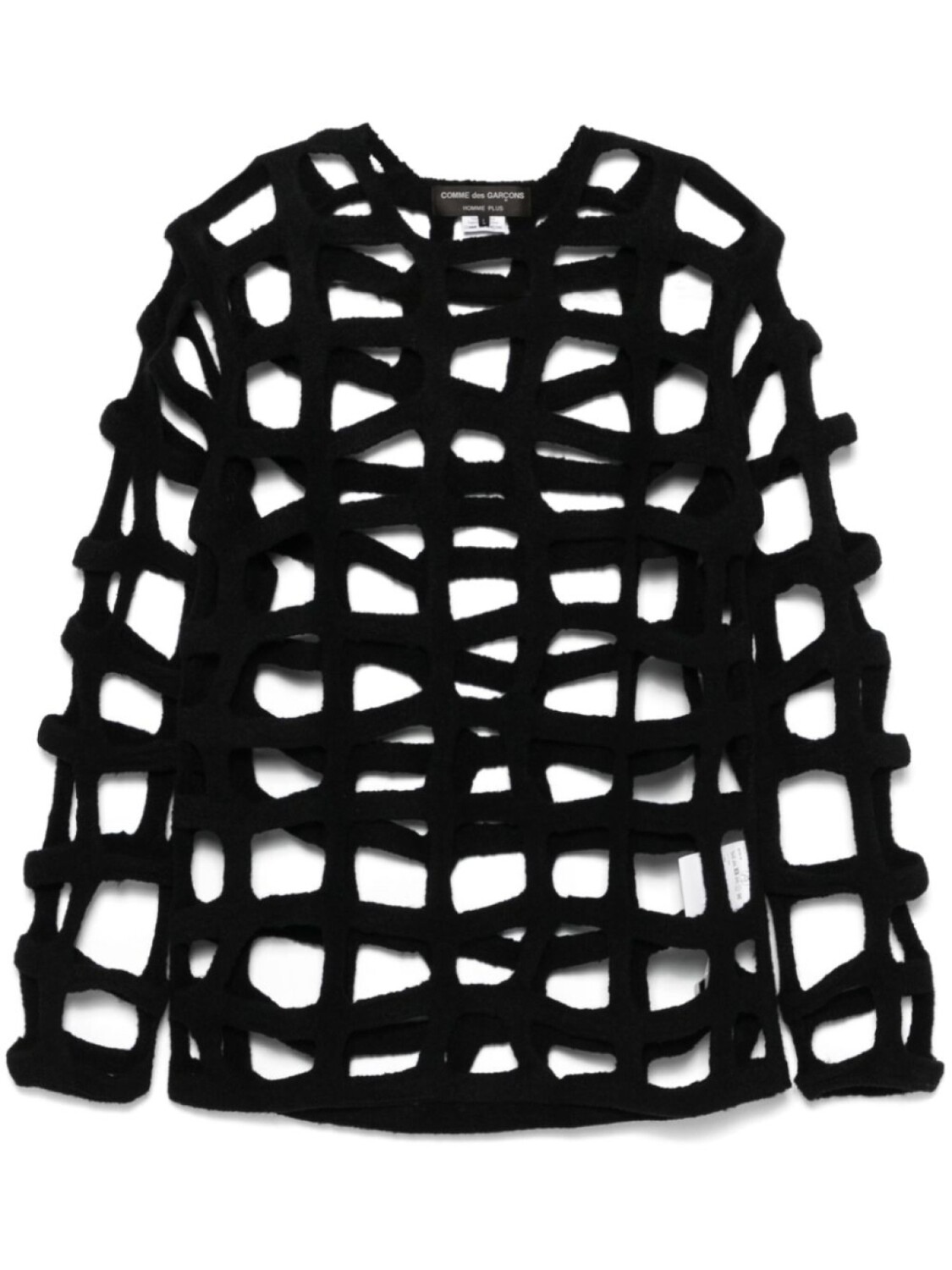

Comme des Garçons Homme Plus свитер с вырезами, черный