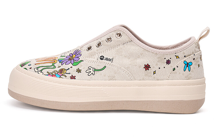 

Кроссовки Joy&Mario Skateboarding Shoes Women's Low-top, розовый